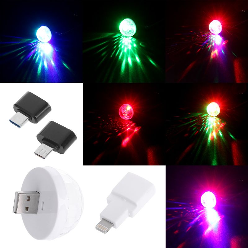 Bóng Đèn LED Neon USB Mini Trang Trí Nội Thất Xe Hơi