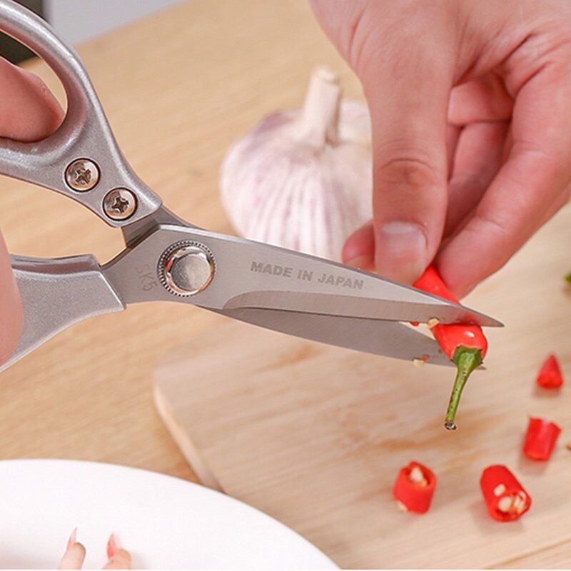 (Size Lớn 22 cm)Kéo Cắt Gà Kéo Nhật Làm Bếp Đa Năng SK5 Cắt Vải Cắt Giấy Vịt Thực Phẩm Siêu Sắc Dụng cụ nhà bếp