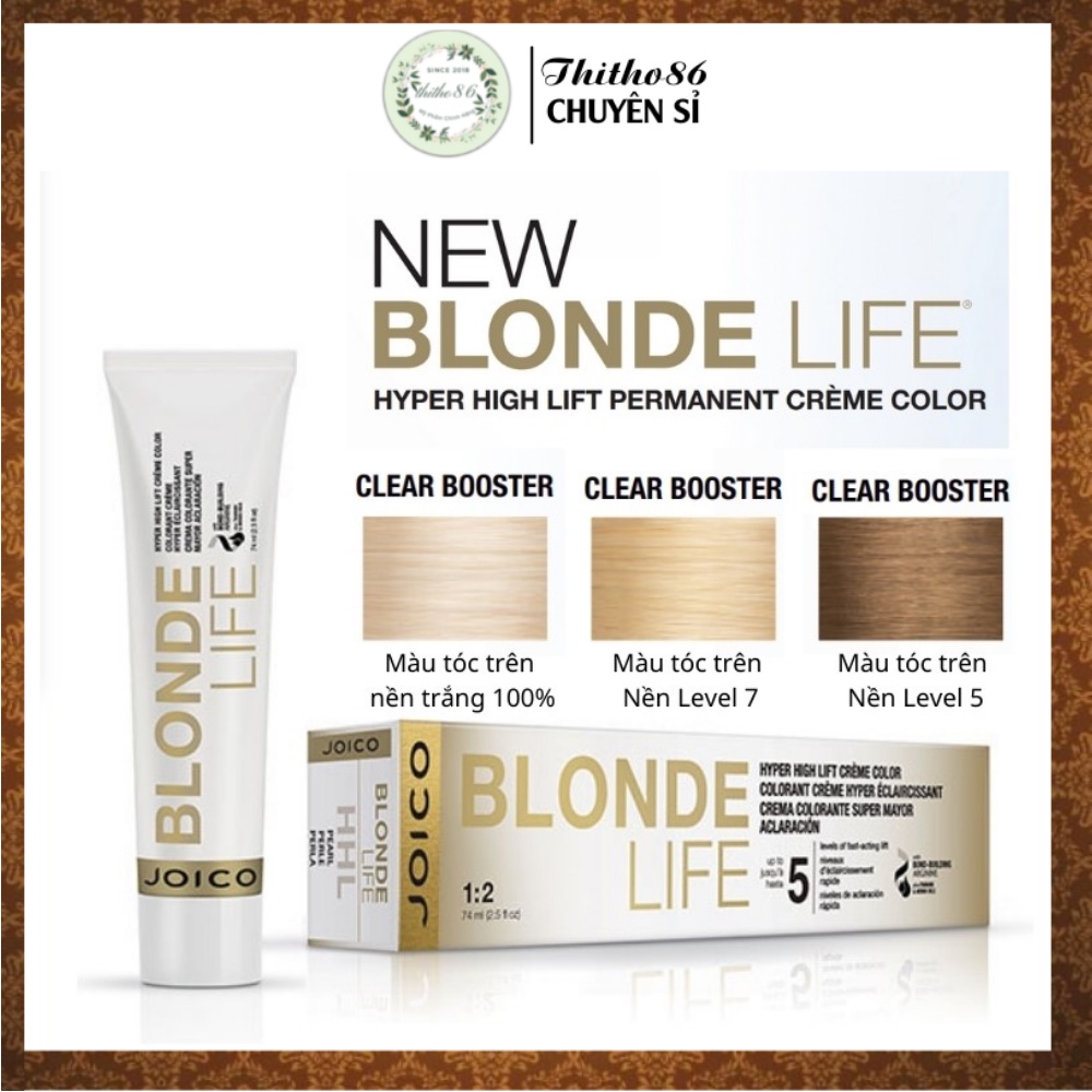 Màu Nhuộm Nâng Tông Cao và Bền Màu JOICO Blonde Life Hyper HHL 74ml