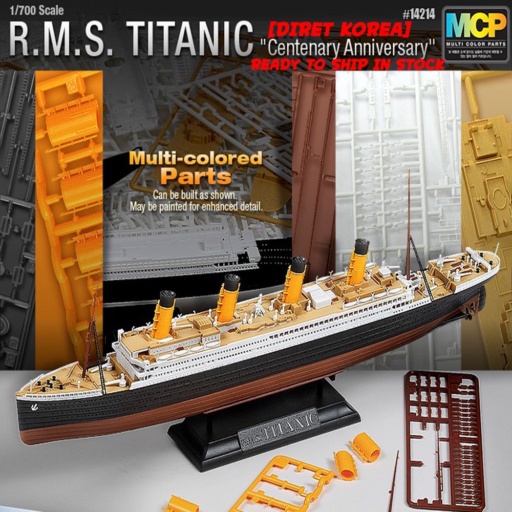 Môhình tàu Titanic Cruise 3D bằng nhựa 1/700 nhiều màu #14214