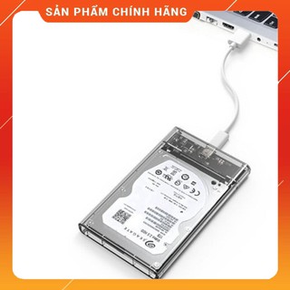 [RẺ VÔ ĐỊCH] Hộp đựng ổ cứng 2.5 inch HDD box HDD Qgeen C25B USB 3.0 trong suốt