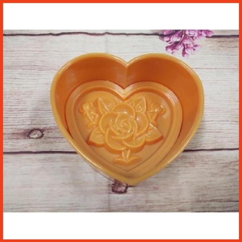 Khuân in xôi hình hoa trái tim đẹp mắt, an toàn và dễ dàng vệ sinh !