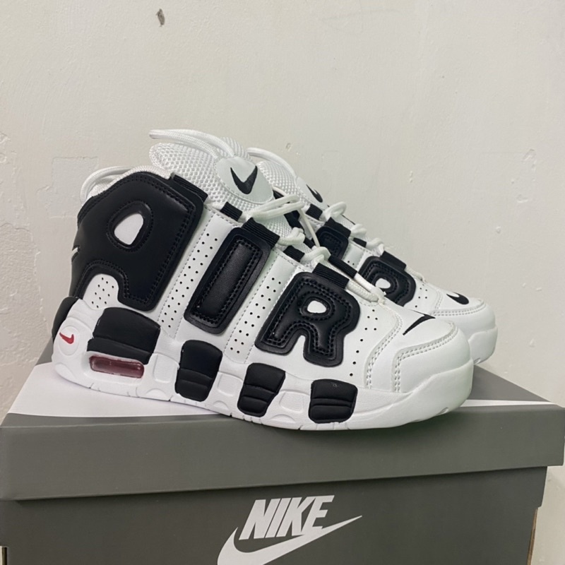 Giầy Uptempo trắng đen cao cổ chất đẹp fullbox