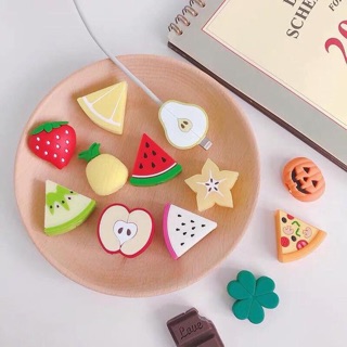 ĐỒ BẢO VỆ ĐẦU CÁP SẠC HÌNH TRÁI CÂY ( Cắn Cáp Sạc)