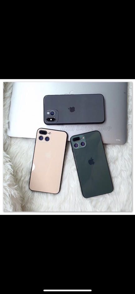 Ốp iphone 7,7Plus,8,8Plus tráng gương Giả iphone 11