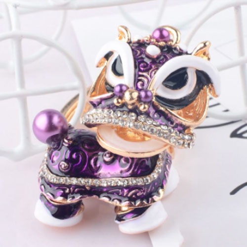 Móc treo chìa khóa ô tô xe máy hình Kỳ Lân