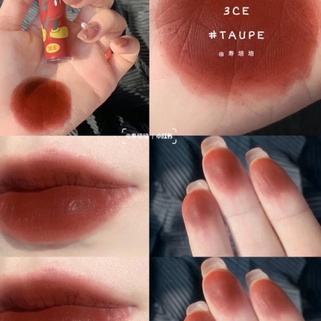 SON 3CE VELVET LIP TINT TAUPE - ĐỎ NÂU