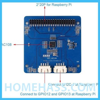 Bo Mạch 4 Micro Trợ Lý Ảo Raspberry Pi ReSpeaker 4 - Mics Pi HAT