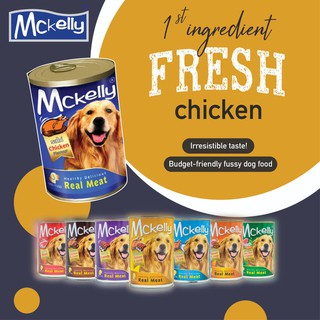 Pate lon cho chó mckelly thái lan đủ vị lon 400g