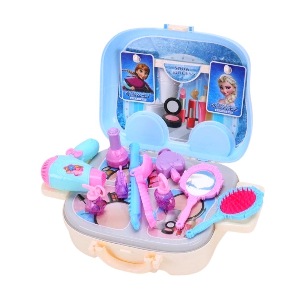 Bộ Đồ Chơi Vali Trang Điểm Elsa Frozen Cao Cấp Loại 1 Cho Bé Gái, Alokids Tb