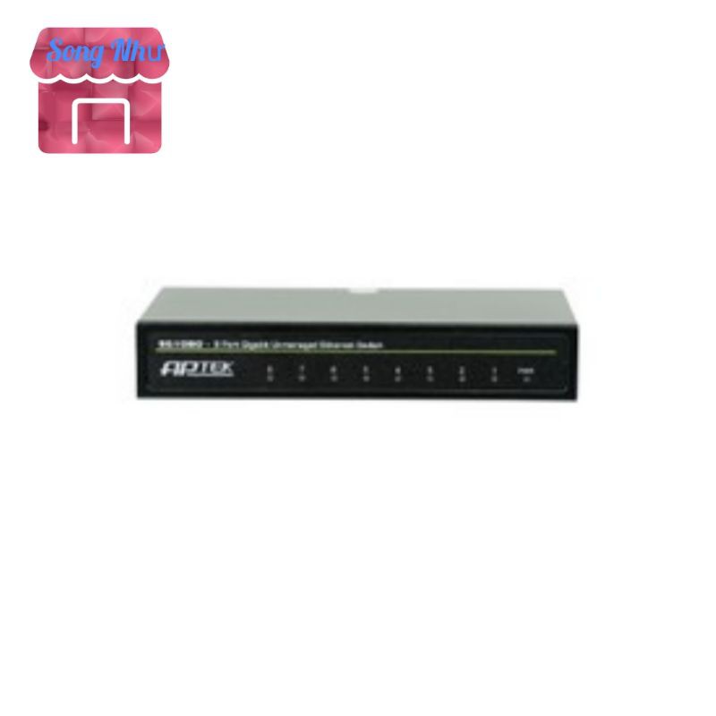 Switch APTEK SG1080 8 cổng Gigabit 10/100/1000Mbps RJ45 - Chính Hãng - Bảo Hành 24 Tháng