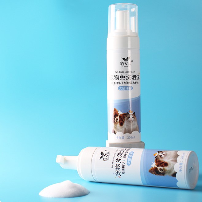 Sữa tắm khô cho chó mèo cao cấp, làm sạch vết bẩn, khô nhanh chóng và khử mùi hôi cho chó mèo