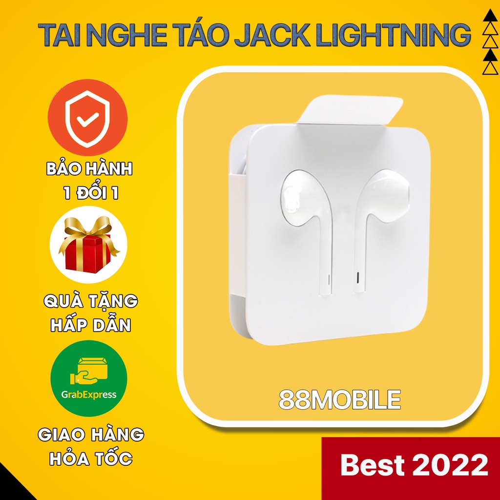 Tai Nghe Jack Lightning Sử Dụng Cho Tất Cả Các Dòng Táo Từ 7G Cho đến 12 Promax