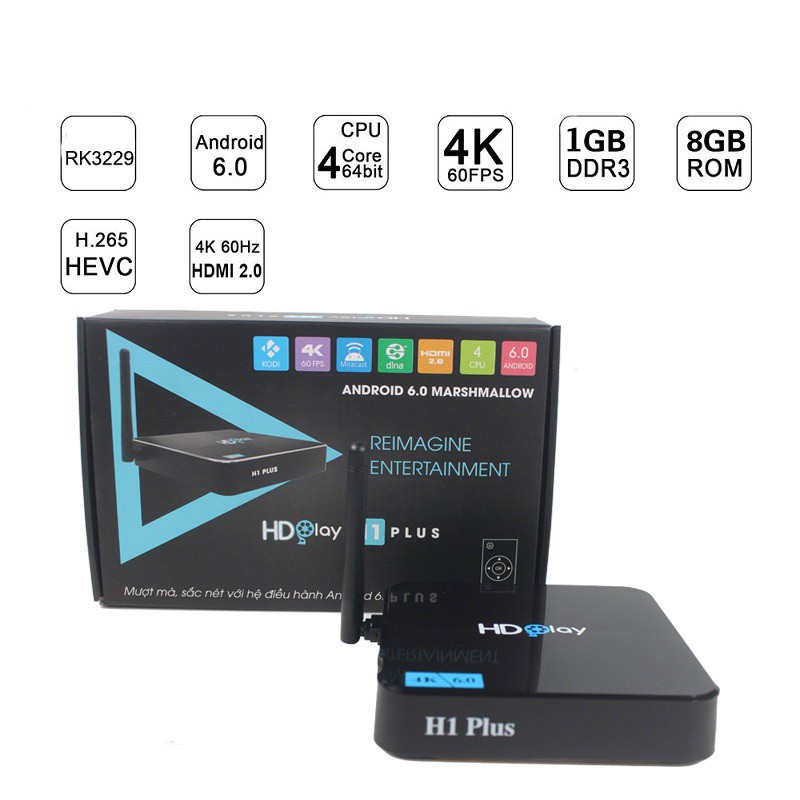 Android TV Box HDplay H1 Plus
