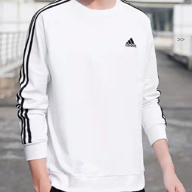 Áo Sweater Thể Thao Cotton Nguyên Chất Thêu Logo Adidas Thời Trang Cho Nam Và Nữ