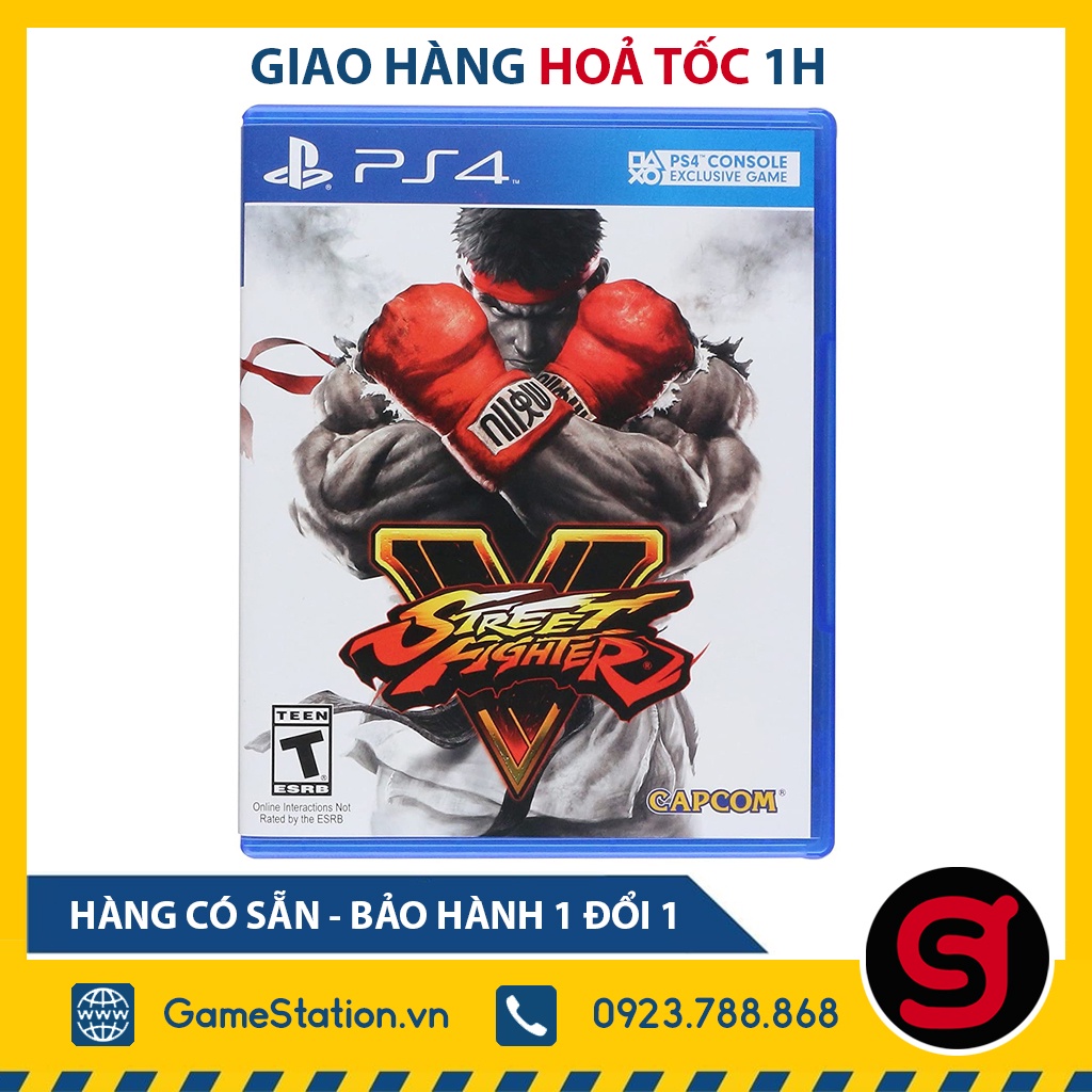 Đĩa Game PS4: Street Fighter V