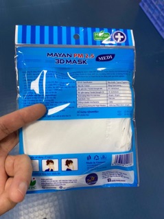 Khẩu trang Mayan 3D Mask túi 5 chiếc