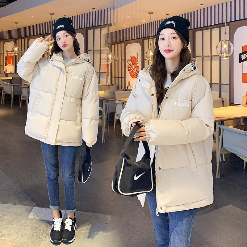 Áo Khoác Phao Siêu Dày lót bông có mũ áo đôi nam nữ Hàn Quốc | BigBuy360 - bigbuy360.vn