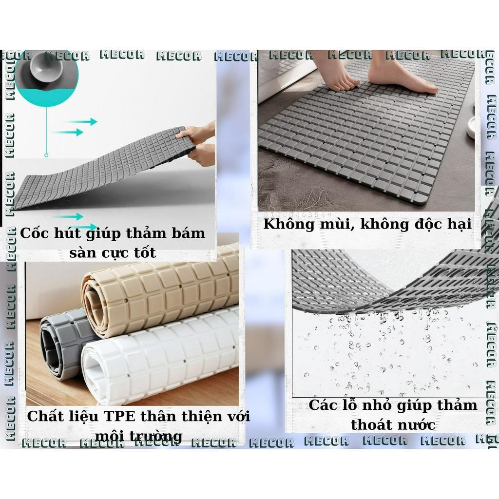 Thảm cao su mát xa chống trượt nhà tắm 40x71 cm - Thảm TPE thân thiện môi trường