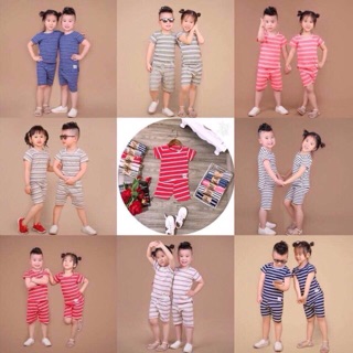 Bộ HM cotton 4c chất co giãn cho bé trai gái