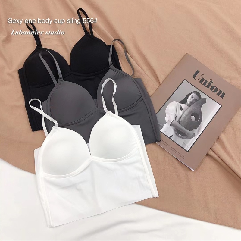 Áo Ống Màu Trơn Bằng Lụa Lạnh Gợi Cảm Cho Nữ