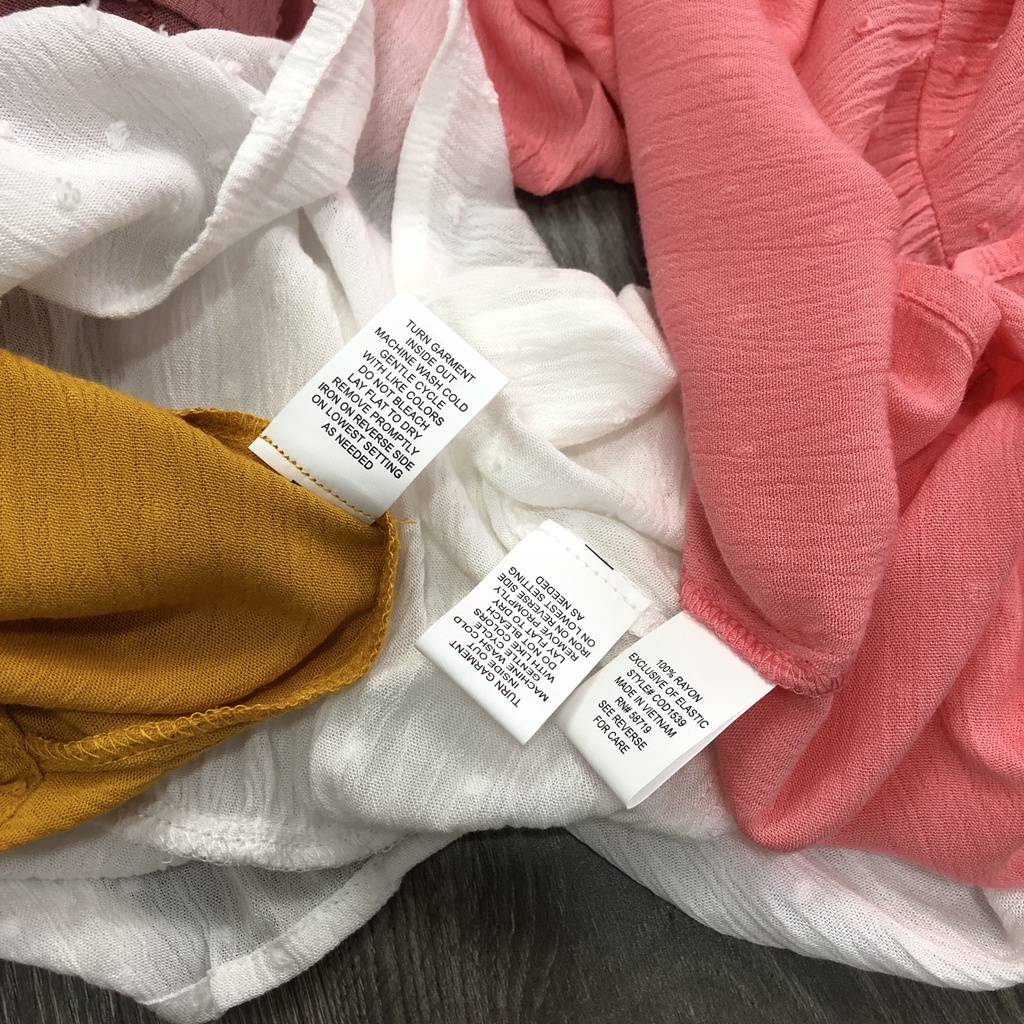 Đầm NY collection smocking babydol viền bèo