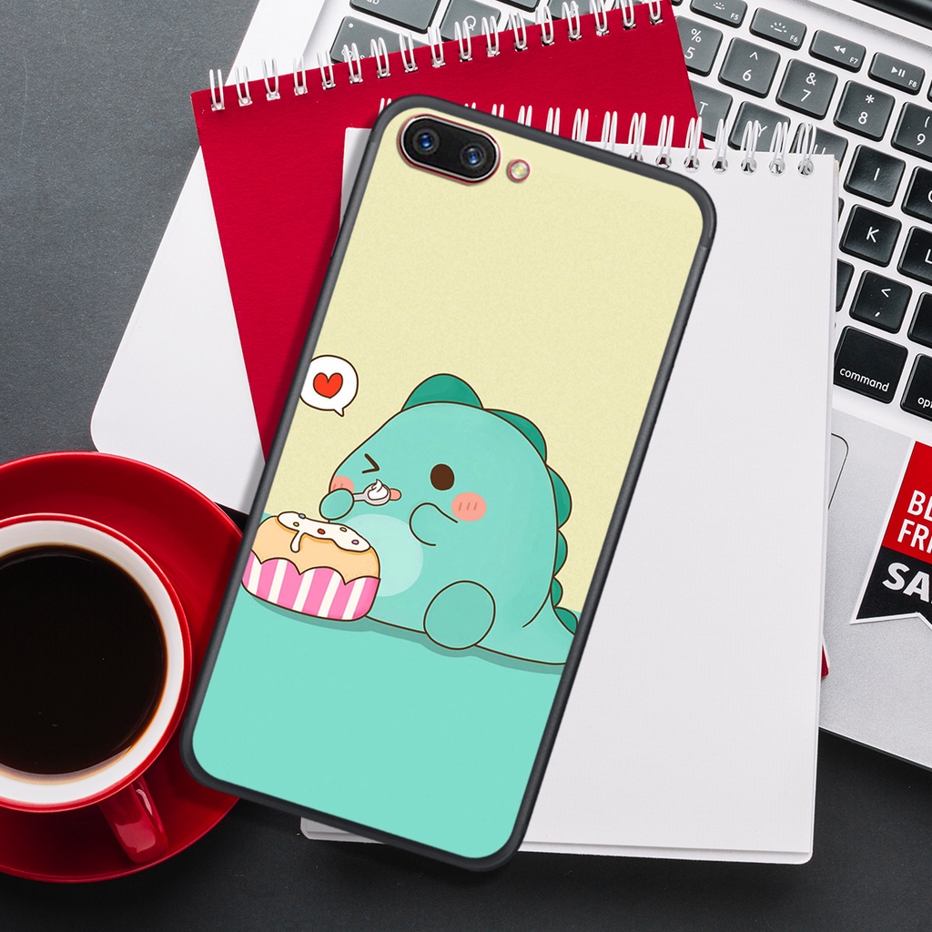 [HOT]ỐP OPPO A3S - A1K - A5 - A71 - A83, IN HÌNH KHỦNG LONG CHIBI SIÊU DỄ THƯƠNG.