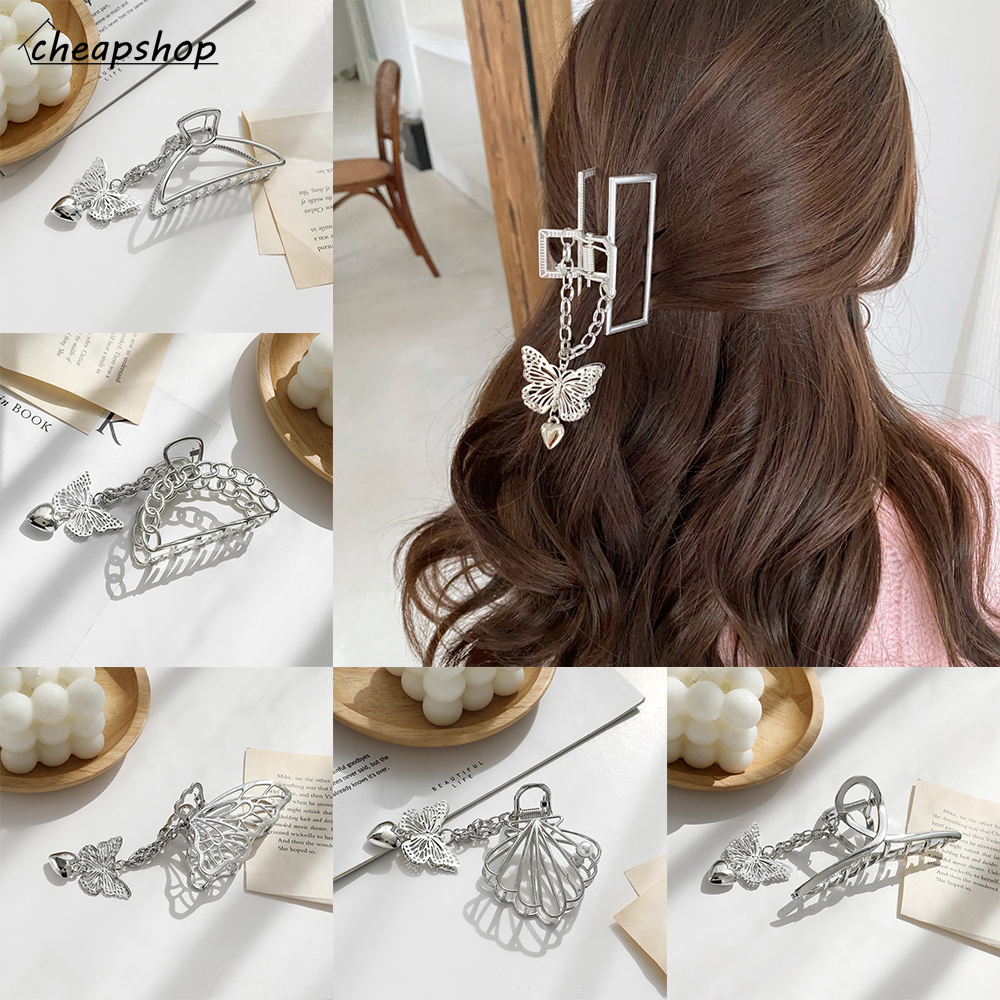 iF YOU Kẹp Càng Cua Trang Trí Hình Bướm Và Trái Tim Nhiều Thiết Kế Tùy Chọn Thời Trang Cổ Điển Phong Cách Hàn Quốc Cho Nữ