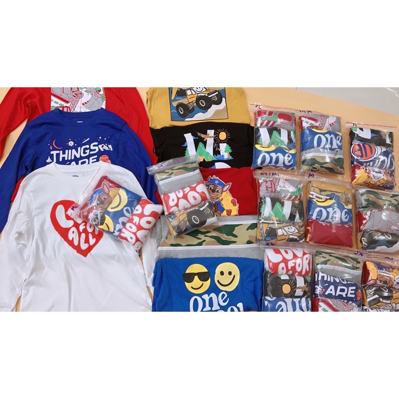 Áo phông dài tay bé trai 100% cotton xuất dư xịn đét cho bé 4-18 tuổi.