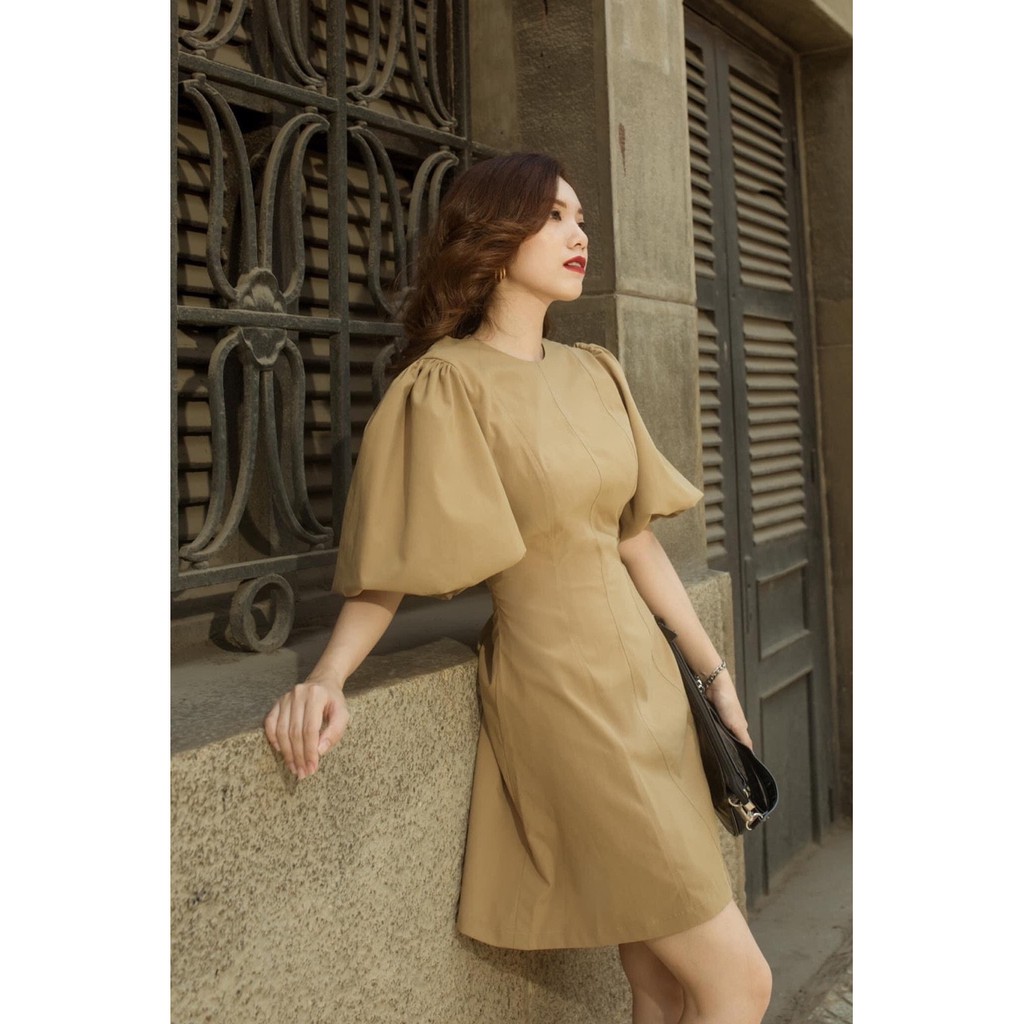 Đầm Hana Dress BASIC form đứng dày dặn 3 màu - dáng chữ A - Sky Of Love Official | BigBuy360 - bigbuy360.vn