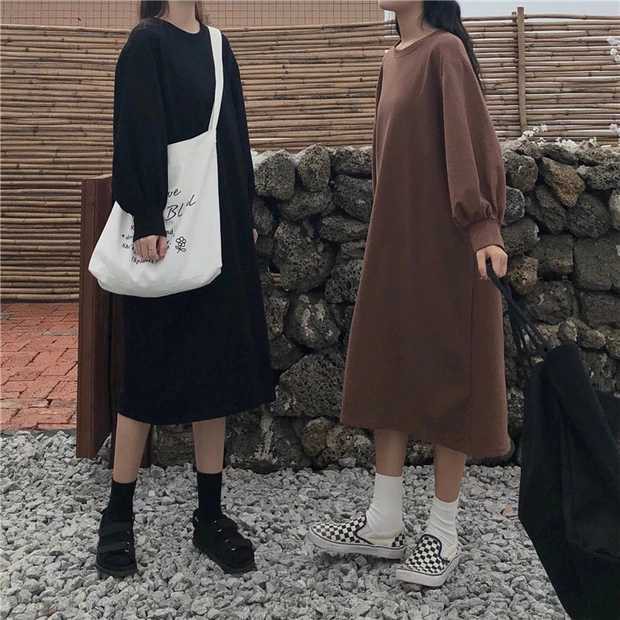 VÁY SUÔNG TAY BO XẺ ULLZANG | BigBuy360 - bigbuy360.vn