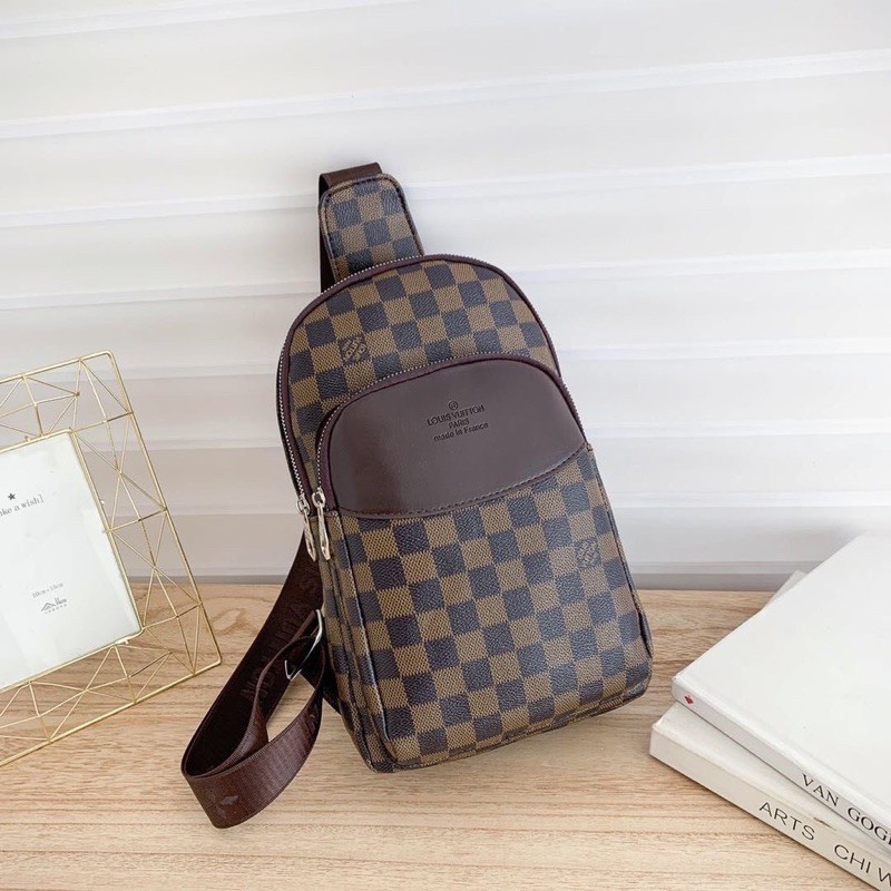 ⚡️ 𝐅𝐑𝐄𝐄 𝐒𝐇𝐈𝐏 ⚡️ Túi Đeo Chéo Nam Lv, Túi Bao Tử Nam Cao Cấp...