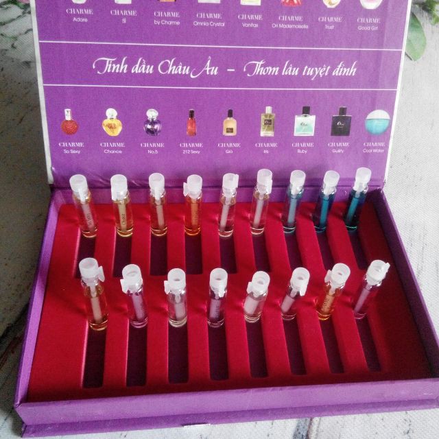 [CHÍNH HÃNG 100%] Nước Hoa Charme - Bộ Thử Mùi | BigBuy360 - bigbuy360.vn