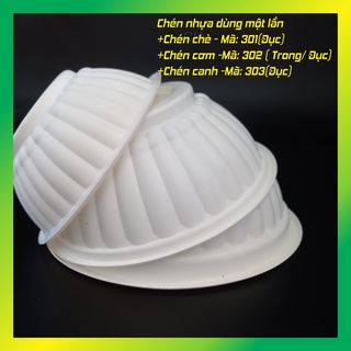 [Lốc 50] Chén nhựa / Tô nhựa tiện dụng dùng 1 lân