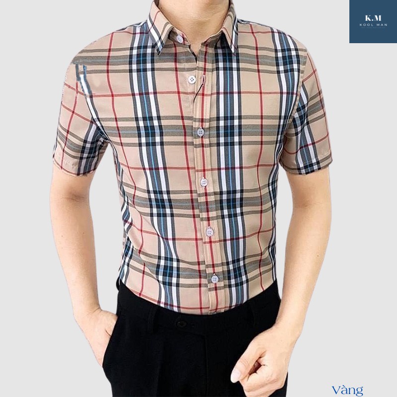 Áo Sơ Mi Nam Ngắn Tay BBR, Áo Sơ Mi Nam Cộc Tay Công Sở Chất Vải Cao Cấp Thoáng Mát, Bền Đẹp | BigBuy360 - bigbuy360.vn