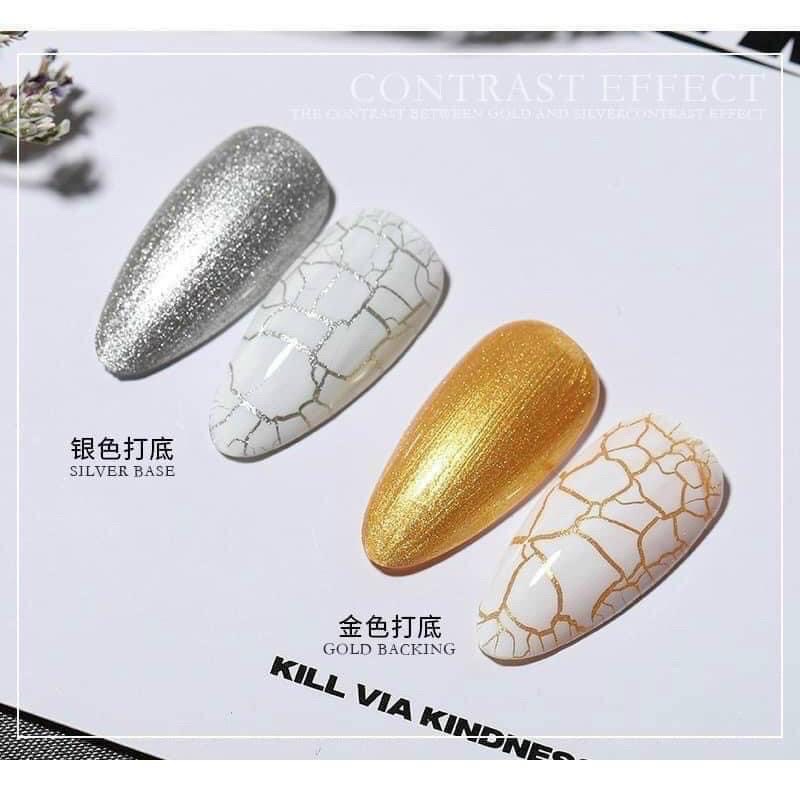 Sơn nứt trắng hanbi [ Mới Về ], anannails phụ liệu nail