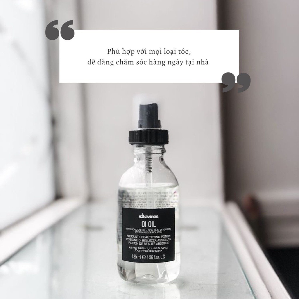 Tinh Dầu Dưỡng Tóc Hoàn Mỹ Davines Oi/Oil 135ML - Hàng Chính Hãng
