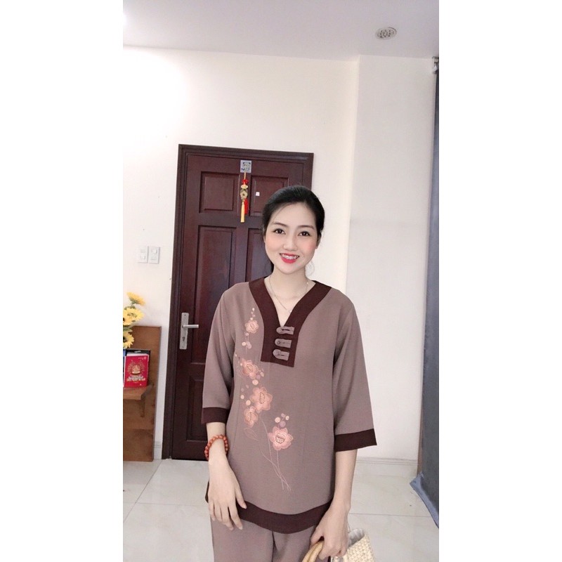 Áo Lam Đi Chùa # BÀ LAI 3 NÚT THẮT VẢI ĐŨI GIÁ RẺ VÔ ĐỊCH