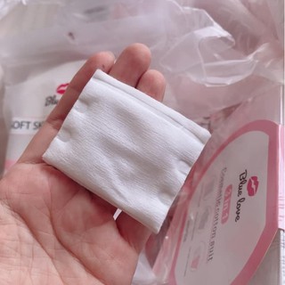 Bông Tẩy Trang Cotton Pads 3 Lớp BLUE LOVE 60 Miếng