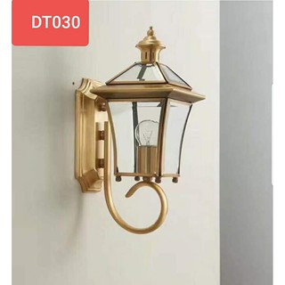 Đèn tường đồng gắn cầu thang, lan can, trụ cổng