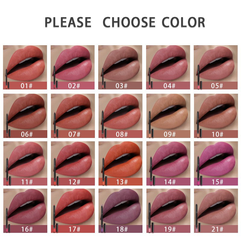 Bút chì kẻ viền môi PUDAIER 16 màu sắc tùy chọn cao cấp dành cho trang điểm 11g