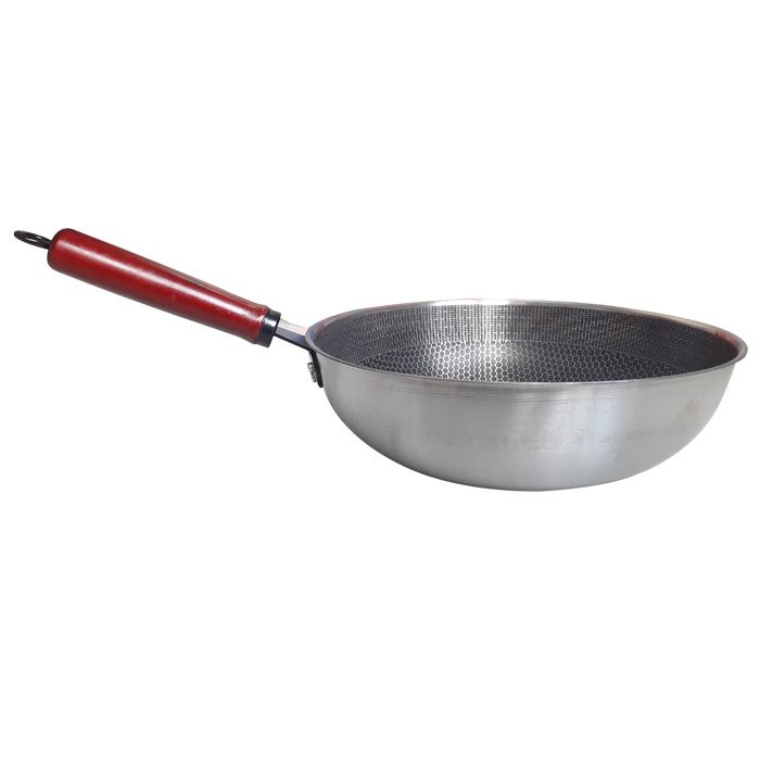 Chảo tổ ong chống dính cán gỗ