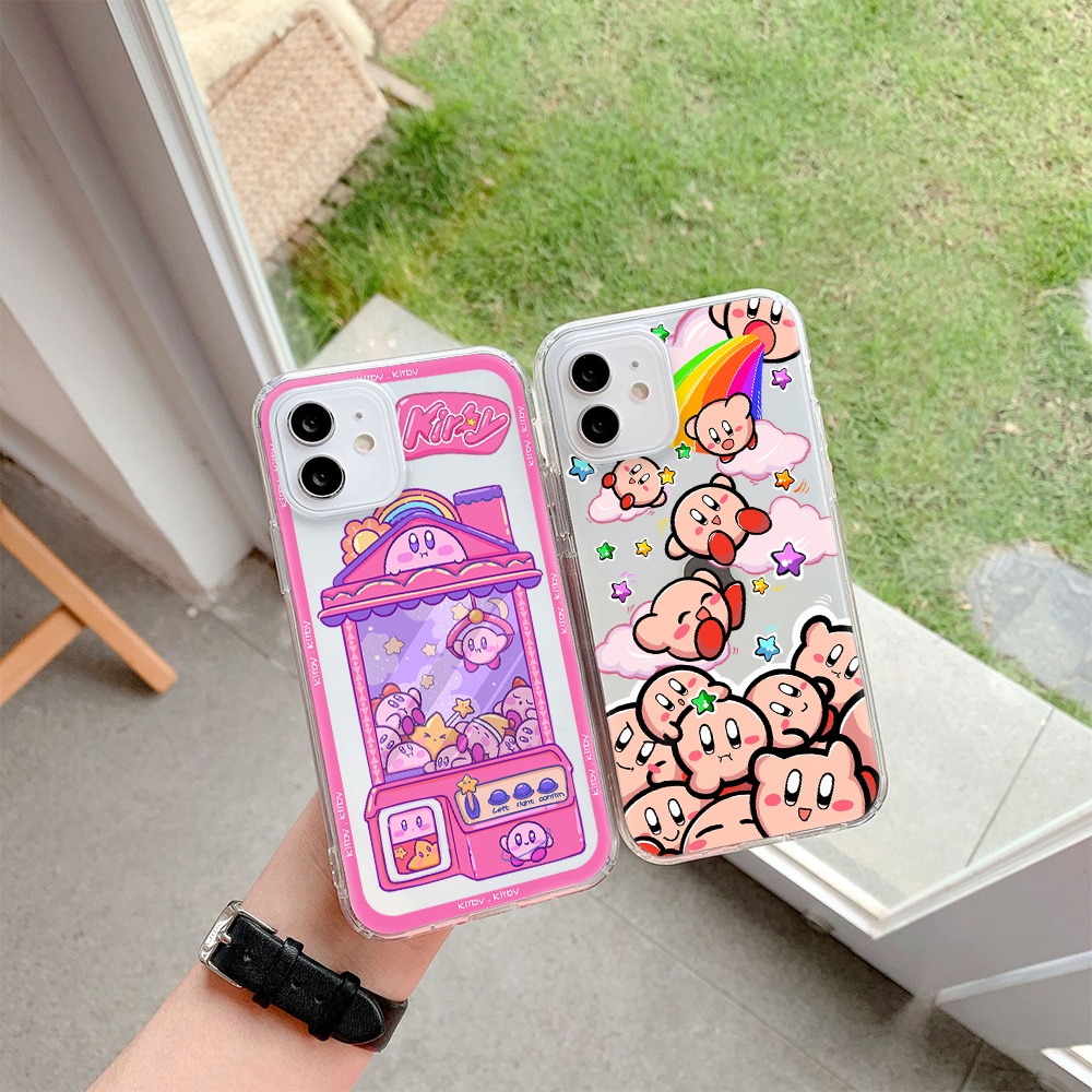 Ốp Điện Thoại Tpu Dẻo Họa Tiết Game of Kirby Cho iPhone 11 12 13 pro max XS X XR XSMax 7 8 6 6s plus 5 4 SE 2020