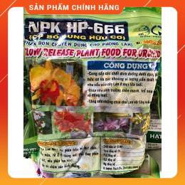 Phân hữu cơ khoáng đặt gốc cho lan HP 6-6-6.