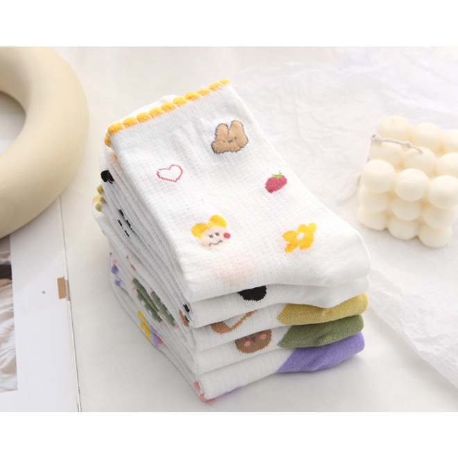 Vớ Tất nữ cao cổ phong cách Hàn Quốc siêu dễ thương và xinh xắn.