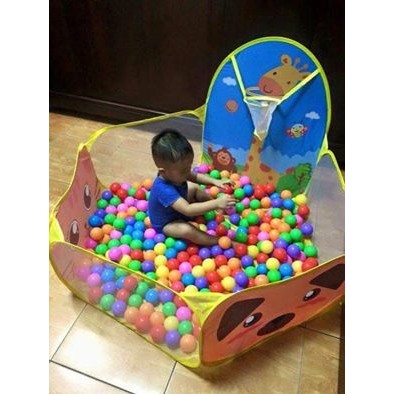 Nhà banh kèm 100 banh cho bé