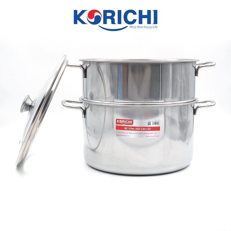 Nồi hấp cách thủy đa năng Korichi - KRC-BX - Bảo hành 12 tháng