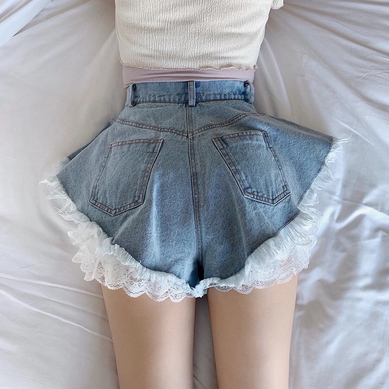 [order 10-20 ngày ] set quần short jean thiên nga hot trend | BigBuy360 - bigbuy360.vn