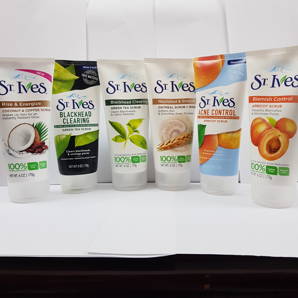  Sữa Rửa Mặt Tẩy Tế Bào Chết Sạch Mụn ST.IVES 170g | BigBuy360 - bigbuy360.vn