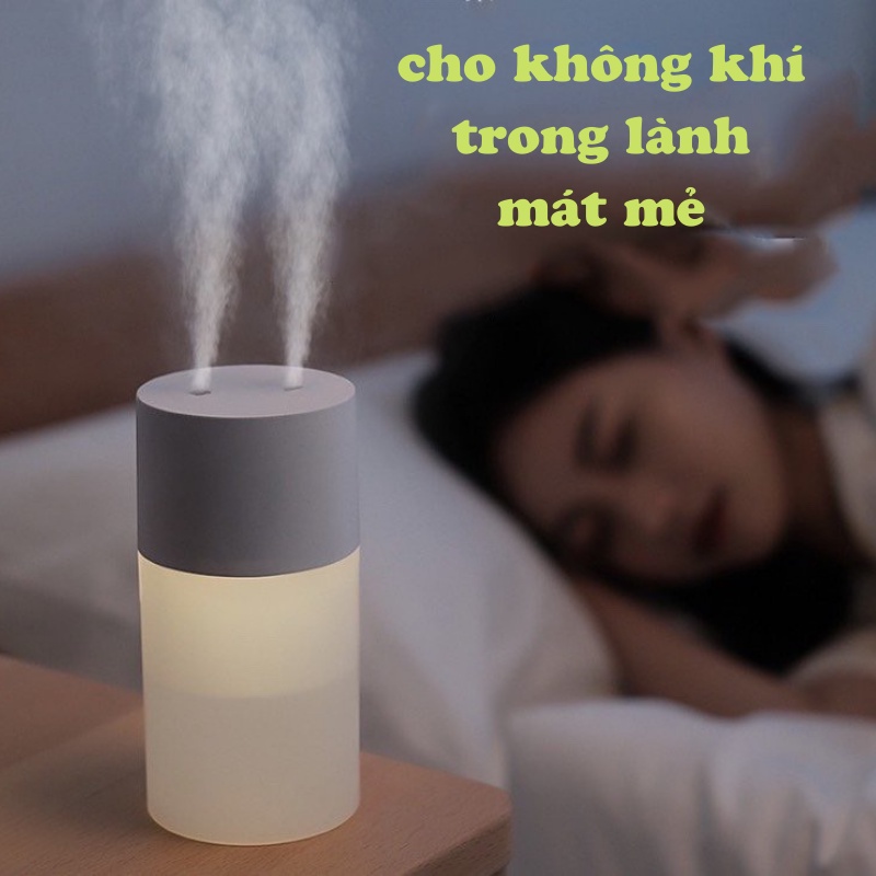 [Nano Mịn Dưỡng Ẩm Cho Da]Máy tạo độ ẩm không khí Máy Phun Sương Nano Breo Market DQ117 Máy Xông Tinh Dầu 300ml